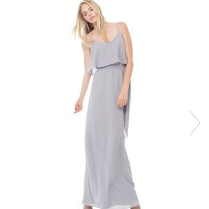 Joanna August Dani Long dress in Silver Bells.